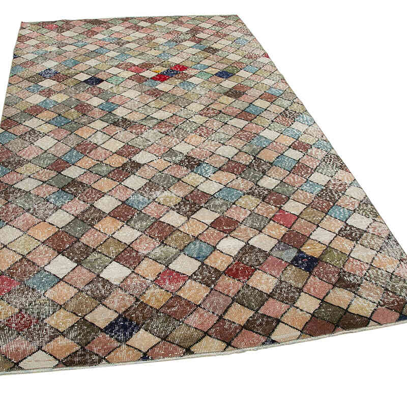 Vintage Turkish Hand-Knotted Rug - 5' 1" x 8' 10" (61 in. x 106 in.) - K0038150