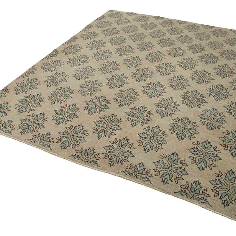 El Dokuma Vintage Halı - 214 cm x 284 cm - K0038154