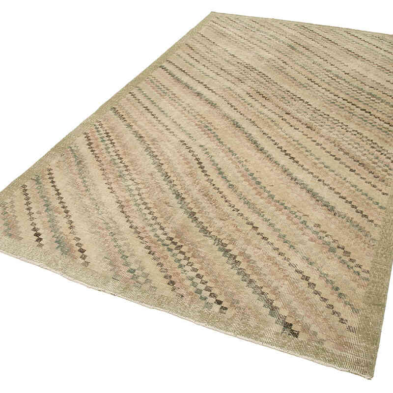 El Dokuma Vintage Halı - 173 cm x 274 cm - K0038157