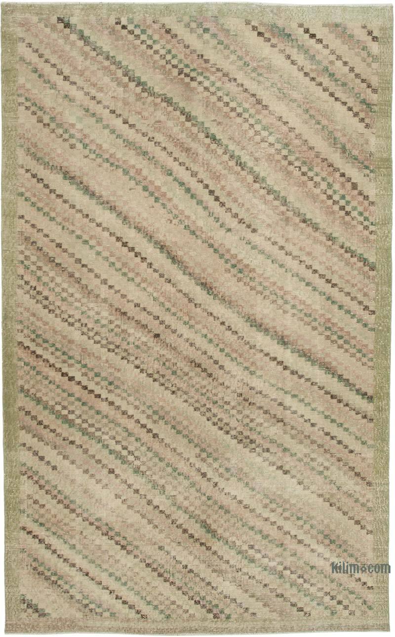 El Dokuma Vintage Halı - 173 cm x 274 cm - K0038157