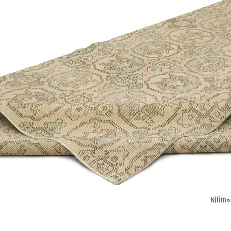 Retro Vintage Turkish Hand-Knotted Rug - 4' 9" x 10' 4" (57" x 124") - K0038160