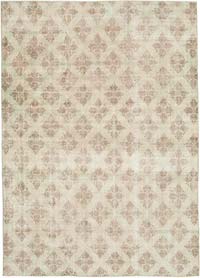 Retro Vintage Turkish Hand-Knotted Rug - 6' 6" x 8' 11" (78" x 107")