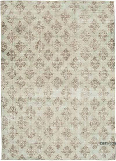 Retro Vintage Turkish Hand-Knotted Rug - 6' 6" x 8' 11" (78 in. x 107 in.)