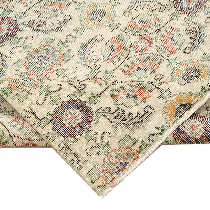 Retro Vintage Turkish Hand-Knotted Rug - 5' 1" x 9'  (61" x 108") - K0038183