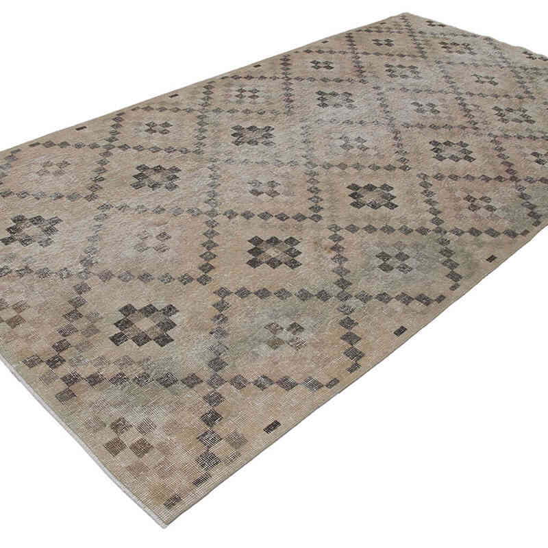 El Dokuma Vintage Halı - 162 cm x 312 cm - K0038185