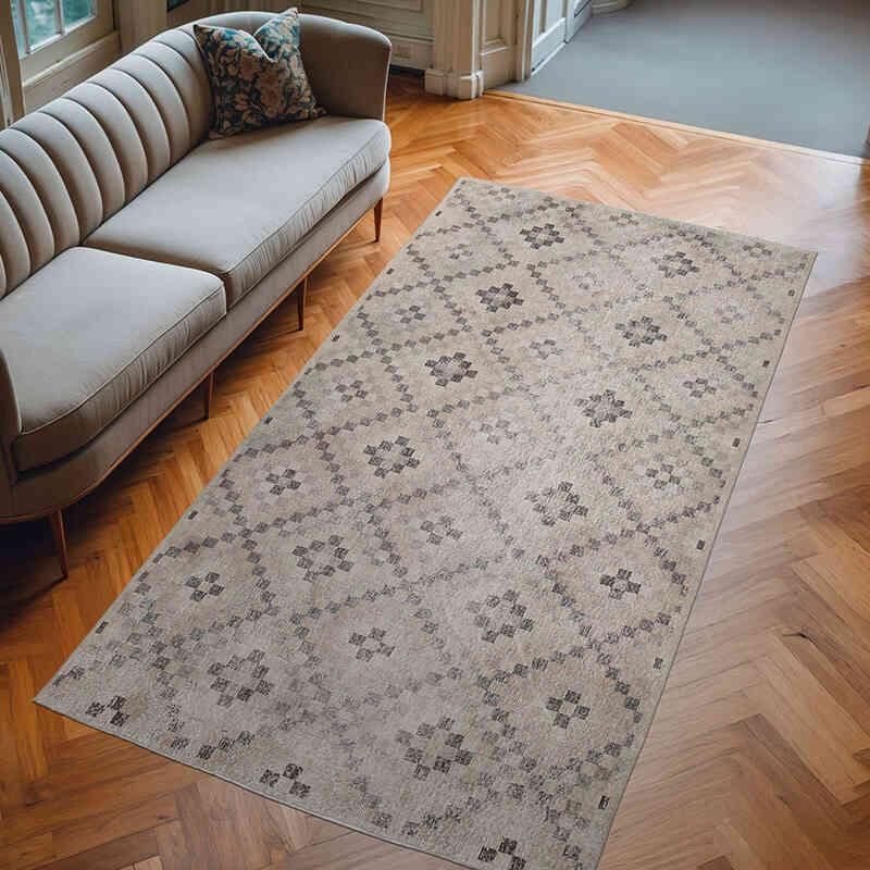 El Dokuma Vintage Halı - 162 cm x 312 cm - K0038185
