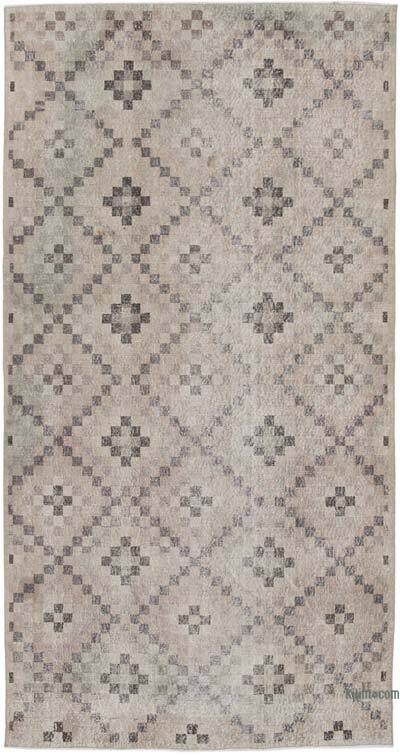 Retro Vintage Turkish Hand-Knotted Rug - 5' 4" x 10' 3" (64 in. x 123 in.)