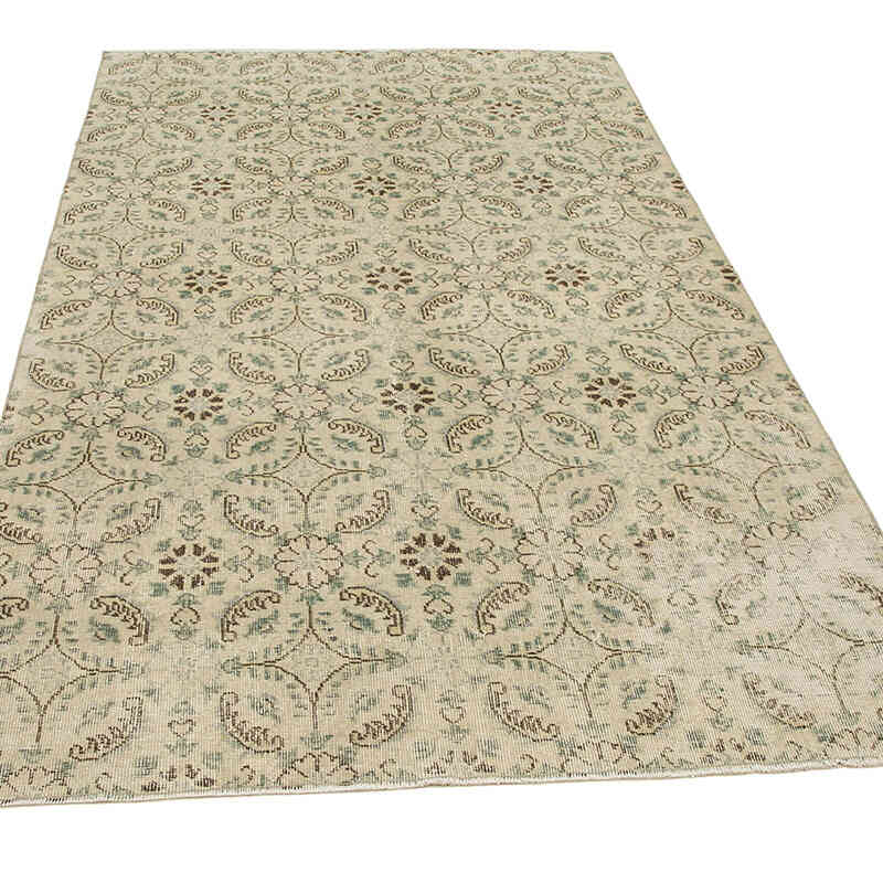 El Dokuma Vintage Halı - 151 cm x 248 cm - K0038189