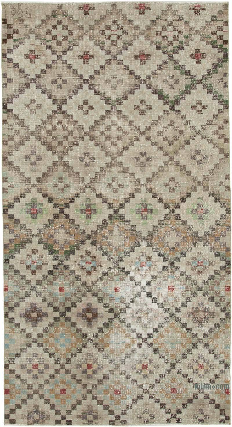 El Dokuma Vintage Halı - 150 cm x 281 cm - K0038198