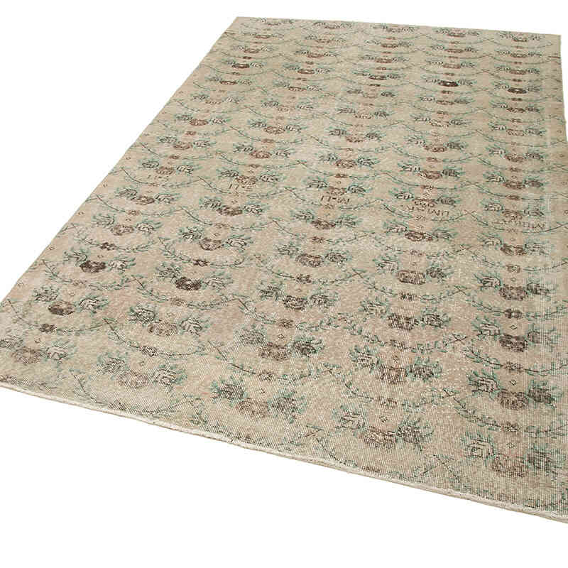 El Dokuma Vintage Halı - 164 cm x 274 cm - K0038199