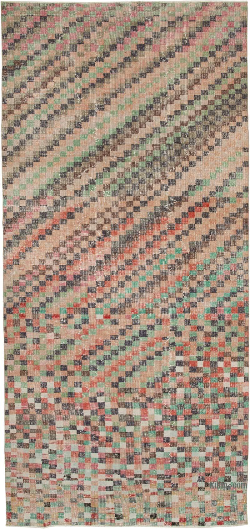 Vintage Turkish Hand-Knotted Rug - 5' 3" x 11' 7" (63" x 139") - K0038200