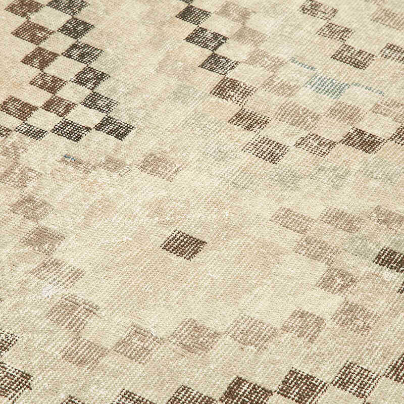 Vintage Turkish Hand-Knotted Rug - 4' 8" x 8' 8" (56" x 104") - K0038201