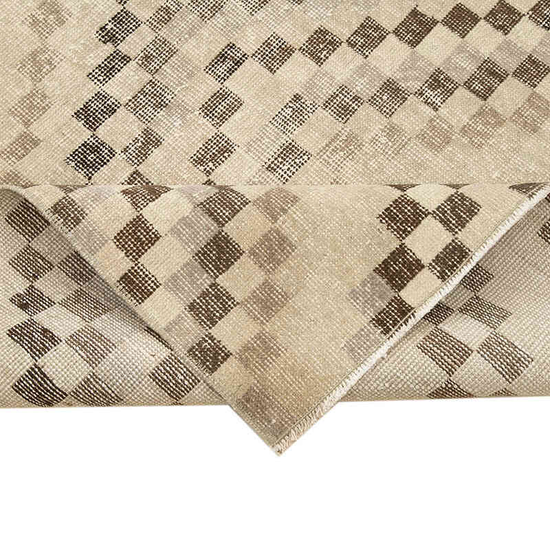 Vintage Turkish Hand-Knotted Rug - 4' 8" x 8' 8" (56" x 104") - K0038201