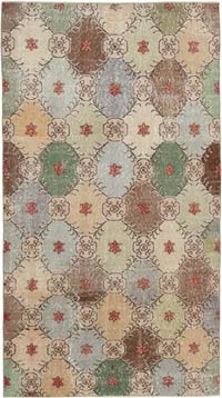 El Dokuma Vintage Halı - 130 cm x 240 cm