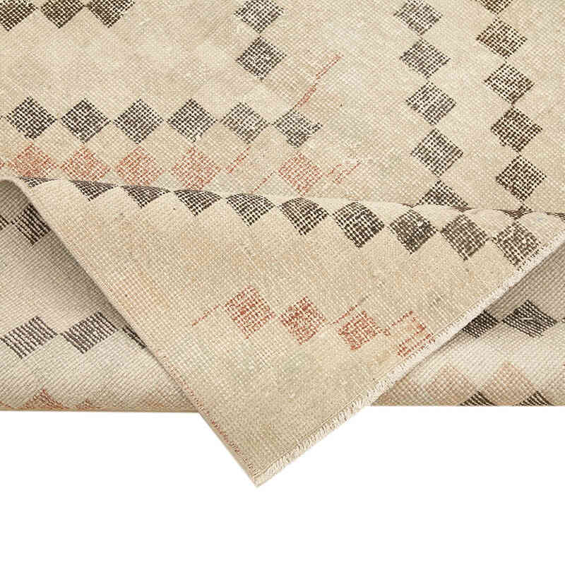 Vintage Turkish Hand-Knotted Rug - 4' 10" x 8' 10" (58" x 106") - K0038214