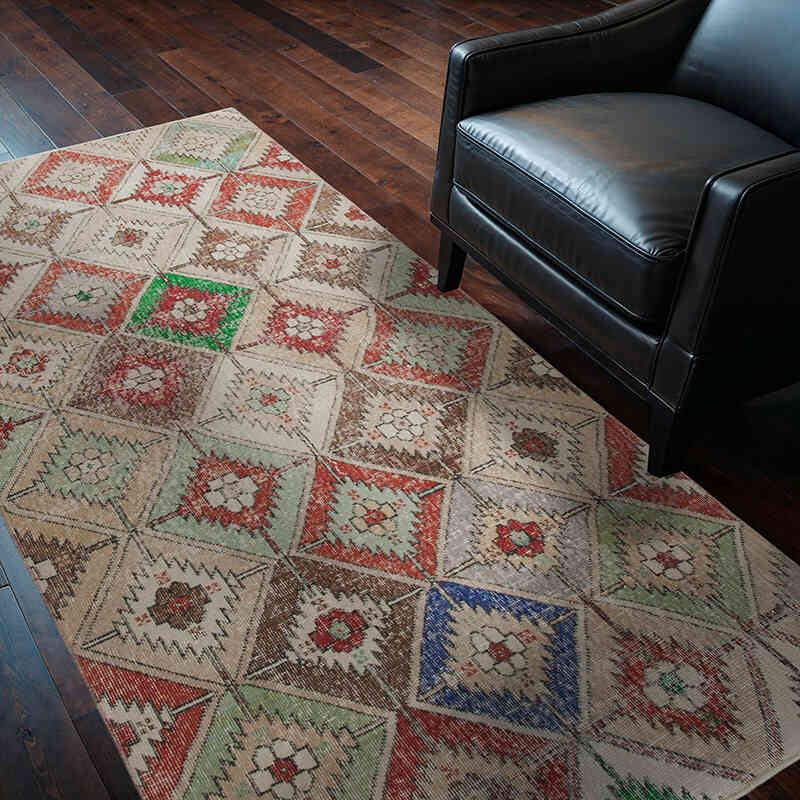 Alfombra Turca Vintage  - 118 cm x 214 cm - K0038225