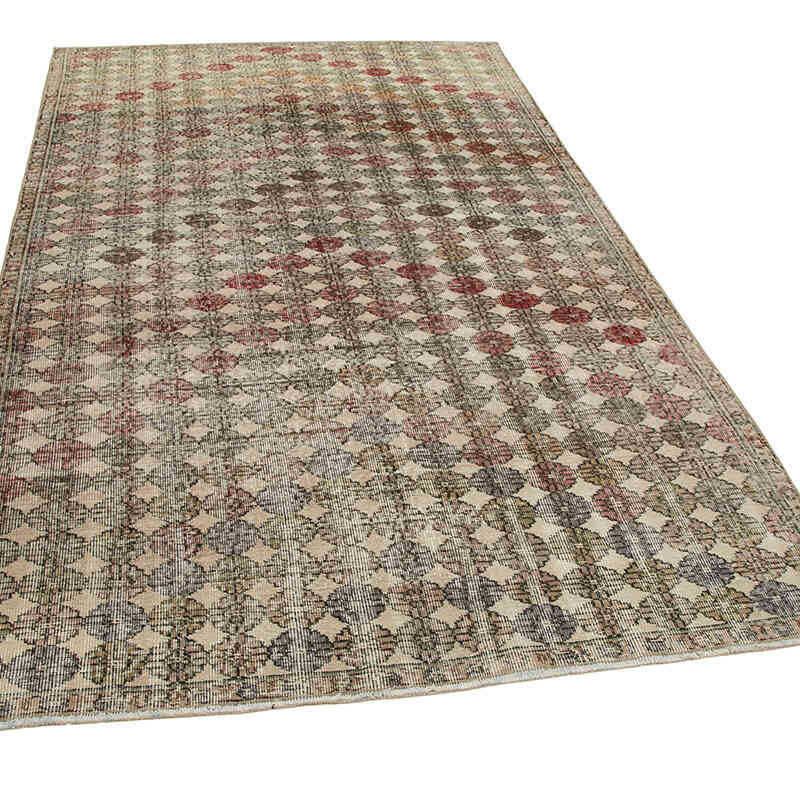El Dokuma Vintage Halı - 171 cm x 292 cm - K0038247