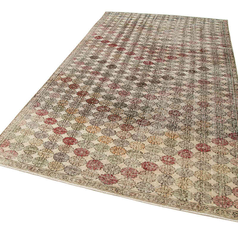 El Dokuma Vintage Halı - 171 cm x 292 cm - K0038247