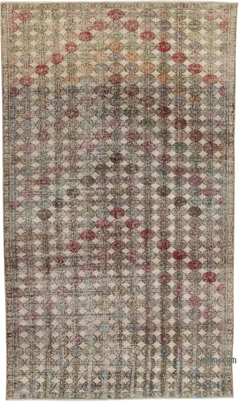 El Dokuma Vintage Halı - 171 cm x 292 cm - K0038247