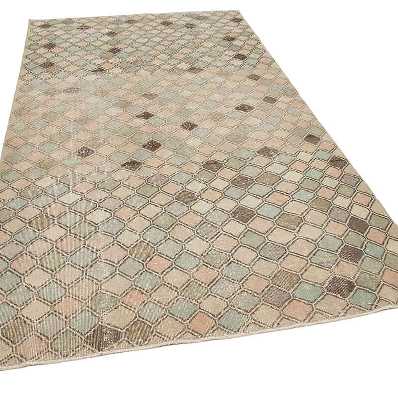 El Dokuma Vintage Halı - 163 cm x 291 cm - K0038255