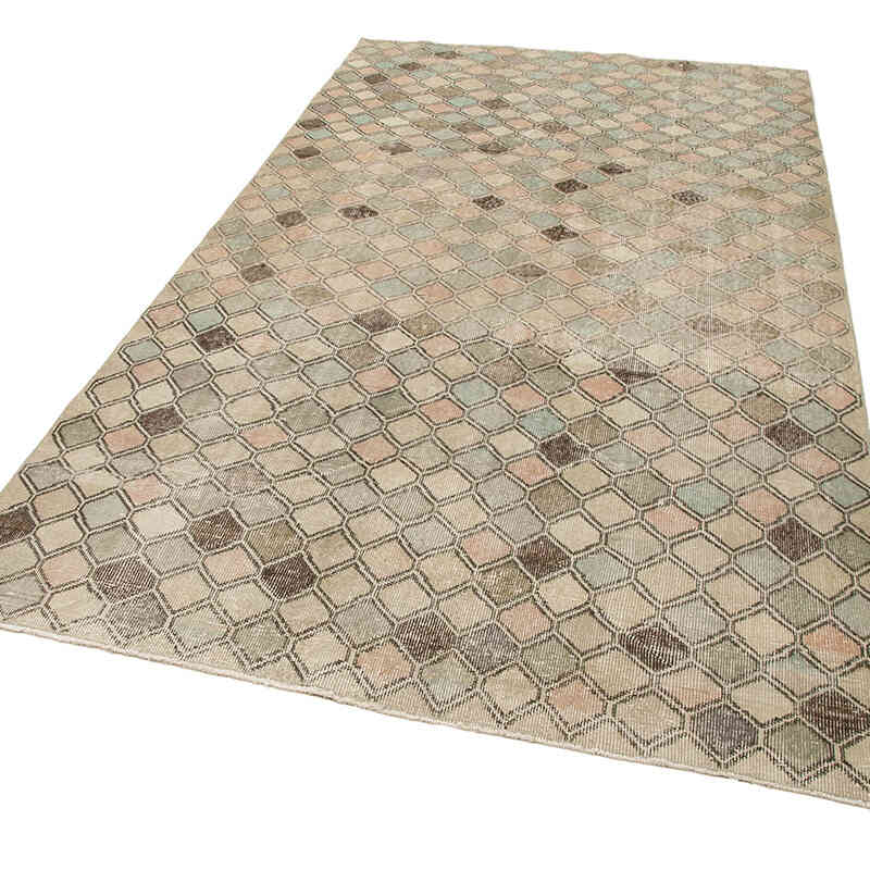 El Dokuma Vintage Halı - 163 cm x 291 cm - K0038255