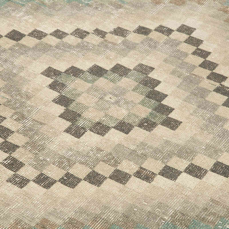 Alfombra Vintage Turca Anudada a Mano - 195 cm x 300 cm - K0038258