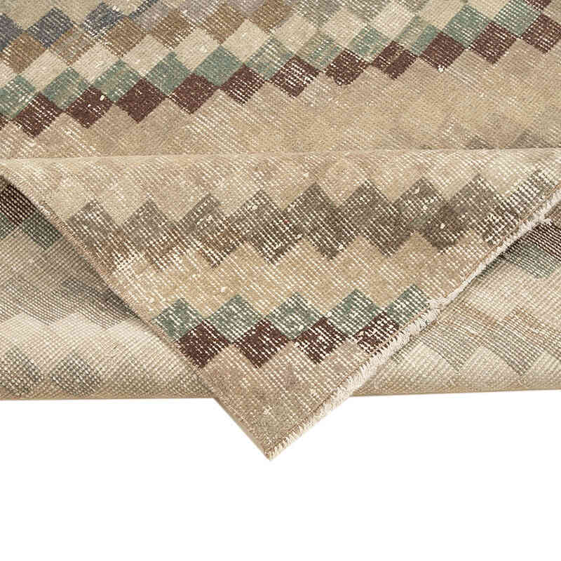 Alfombra Vintage Turca Anudada a Mano - 195 cm x 300 cm - K0038258