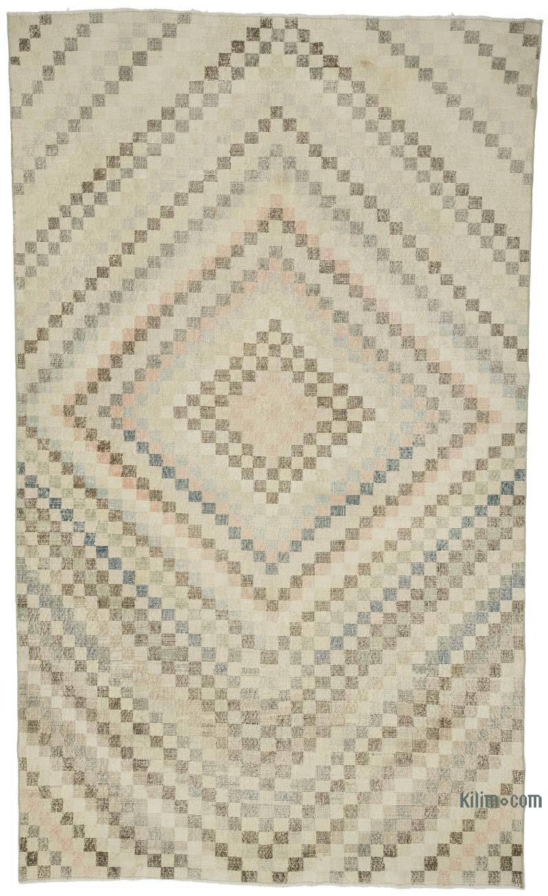 Alfombra Vintage Turca Anudada a Mano - 178 cm x 304 cm - K0038261