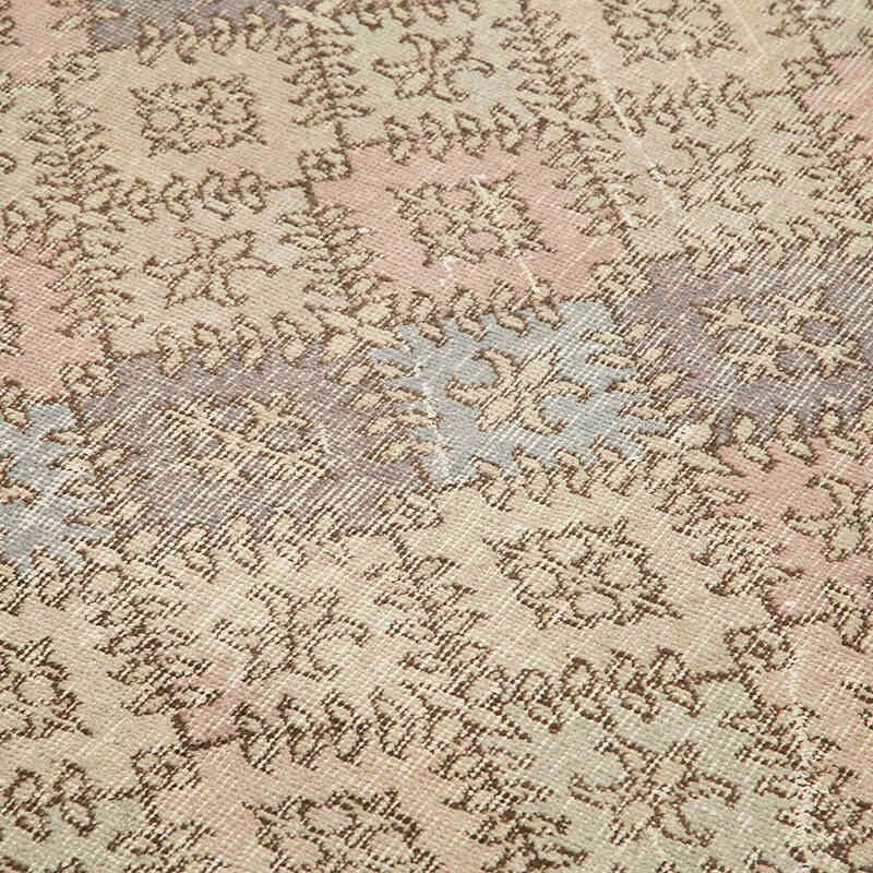 Retro Vintage Turkish Hand-Knotted Rug - 4' 11" x 9' 3" (59" x 111") - K0038262