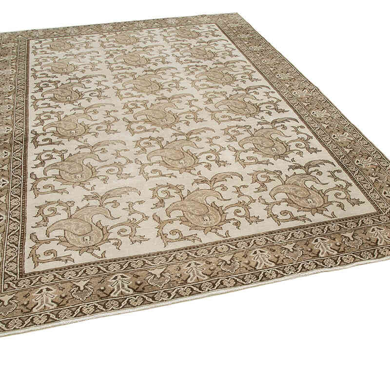 Vintage Turkish Hand-Knotted Rug - 6' 9" x 9' 8" (81" x 116") - K0038265