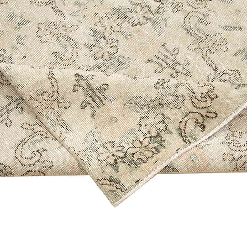 Retro Vintage Turkish Hand-Knotted Rug - 5' 8" x 9'  (68" x 108") - K0038274