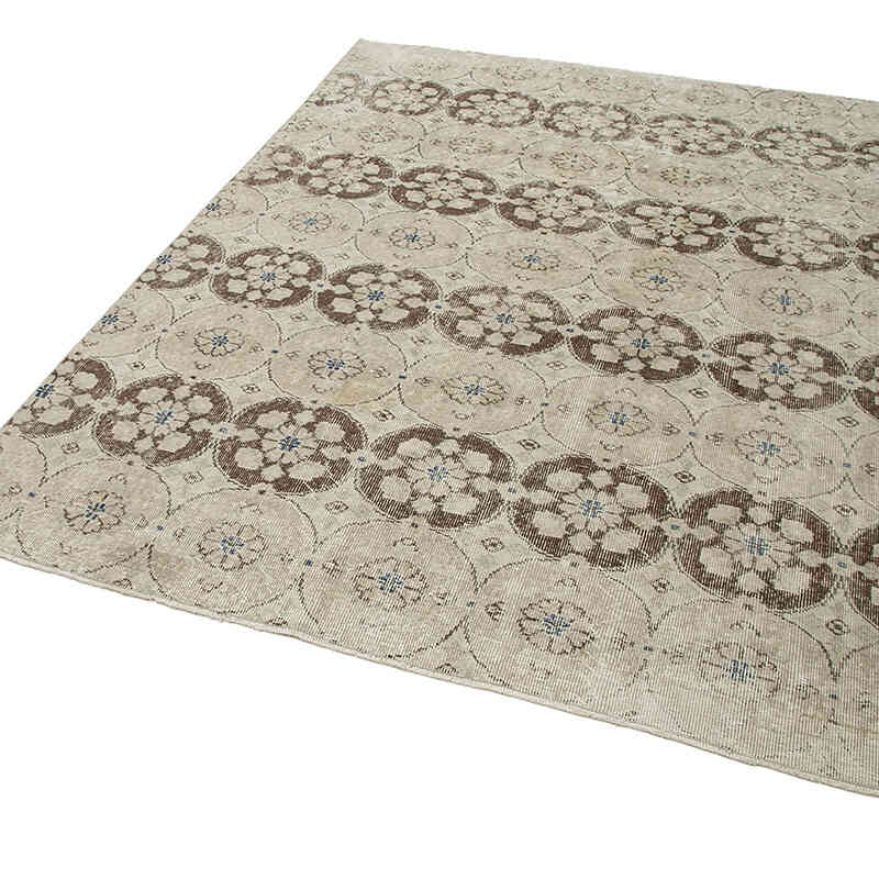 Retro Vintage Turkish Hand-Knotted Rug - 5' 7" x 7' 10" (67 in. x 94 in.) - K0038277