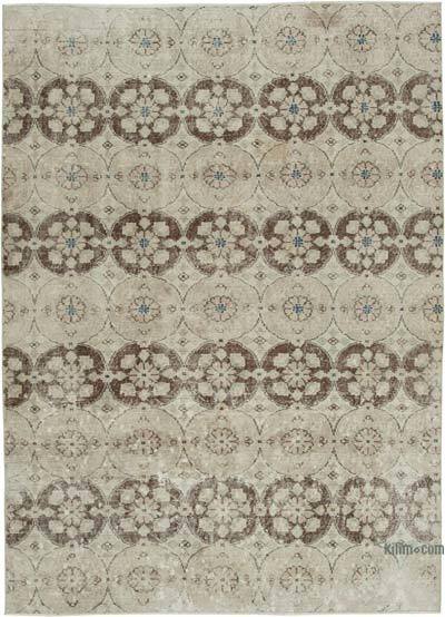 Retro Vintage Turkish Hand-Knotted Rug - 5' 7" x 7' 10" (67 in. x 94 in.)