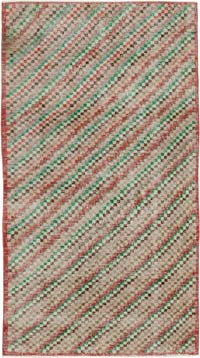 Vintage Turkish Hand-Knotted Rug - 3' 10" x 6' 11" (46" x 83")