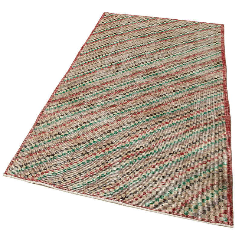 Vintage Turkish Hand-Knotted Rug - 3' 10" x 6' 11" (46" x 83") - K0038296