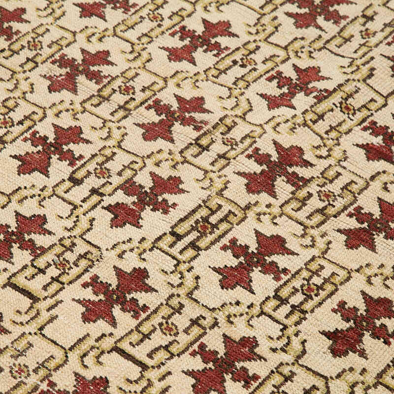 Retro Vintage Turkish Hand-Knotted Rug - 5' 9" x 9' 4" (69" x 112") - K0038298