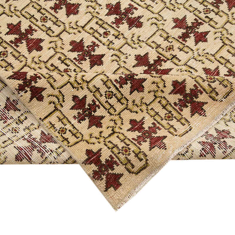 Retro Vintage Turkish Hand-Knotted Rug - 5' 9" x 9' 4" (69" x 112") - K0038298
