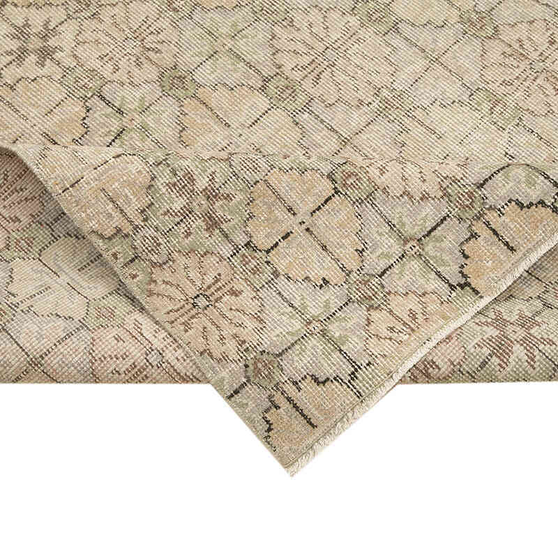 Retro Vintage Turkish Hand-Knotted Rug - 5' 4" x 9' 5" (64" x 113") - K0038299