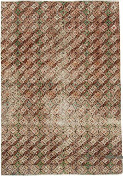 El Dokuma Vintage Halı - 150 cm x 216 cm