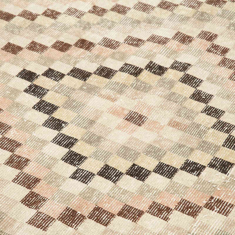 Alfombra Vintage Turca Anudada a Mano - 142 cm x 261 cm - K0038310