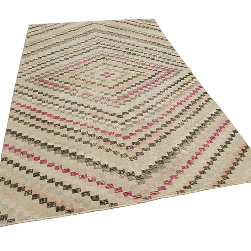 Alfombra Vintage Turca Anudada a Mano - 166 cm x 294 cm - K0038312
