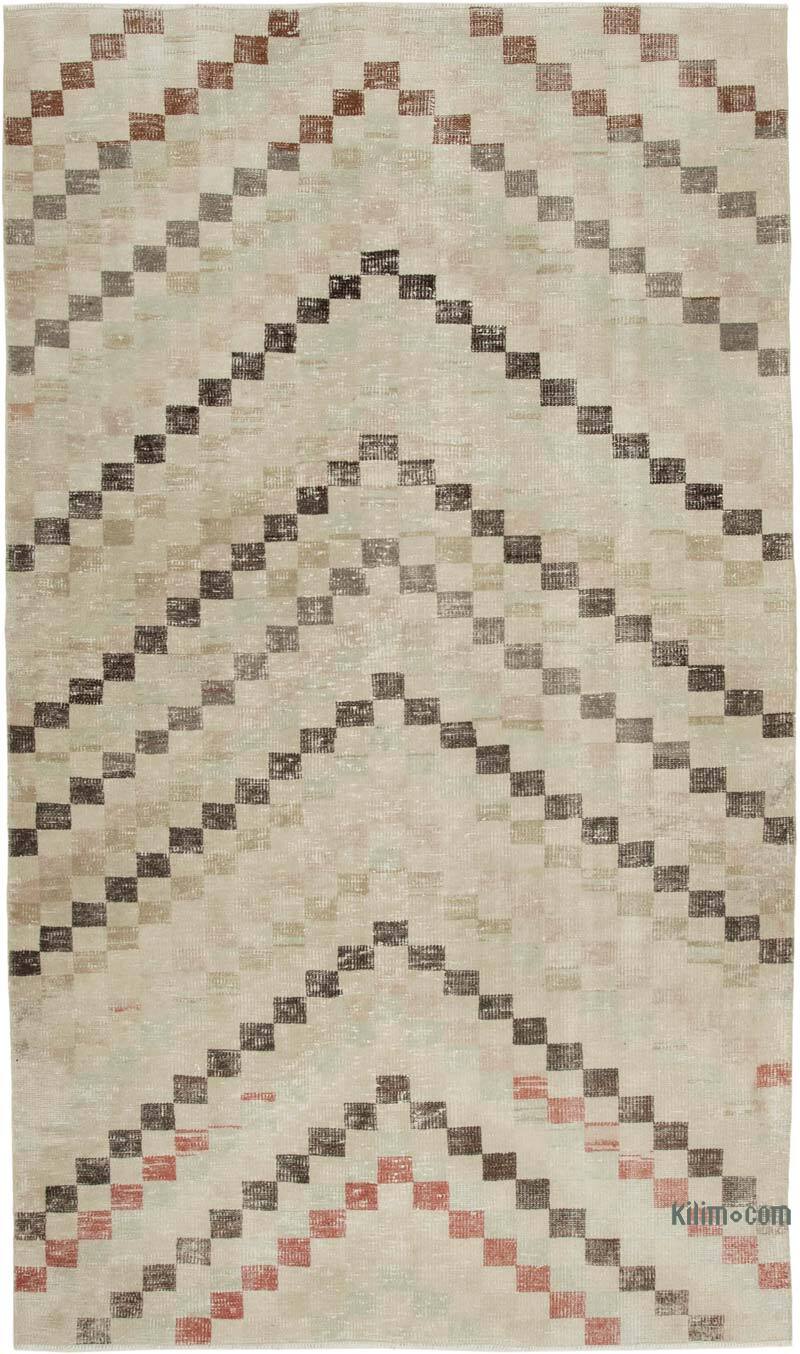 Alfombra Vintage Turca Anudada a Mano - 161 cm x 278 cm - K0038327