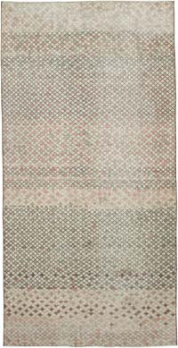 Vintage Turkish Hand-Knotted Rug - 4' 6" x 9' 1" (54" x 109")