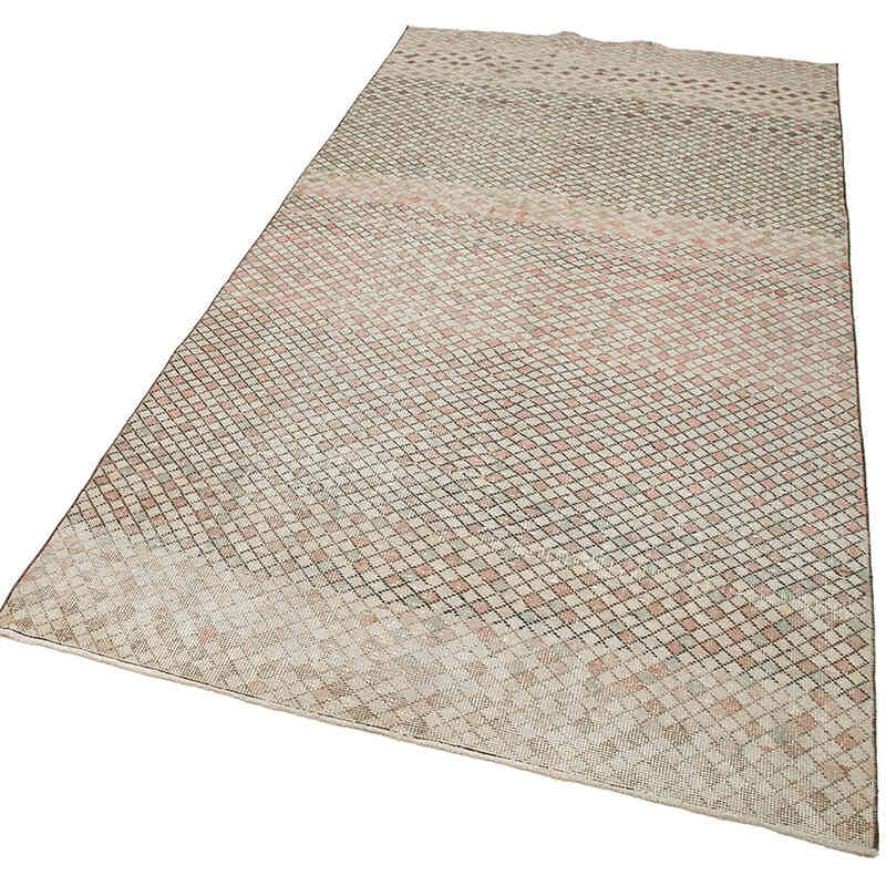 Vintage Turkish Hand-Knotted Rug - 4' 6" x 9' 1" (54" x 109") - K0038329