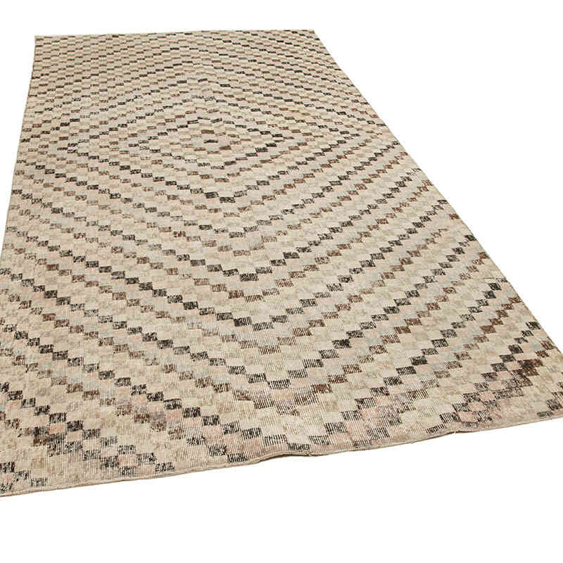 Alfombra Vintage Turca Anudada a Mano - 163 cm x 300 cm - K0038330
