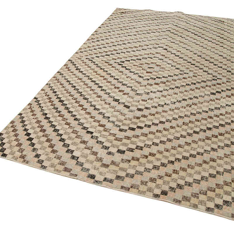 Alfombra Vintage Turca Anudada a Mano - 163 cm x 300 cm - K0038330