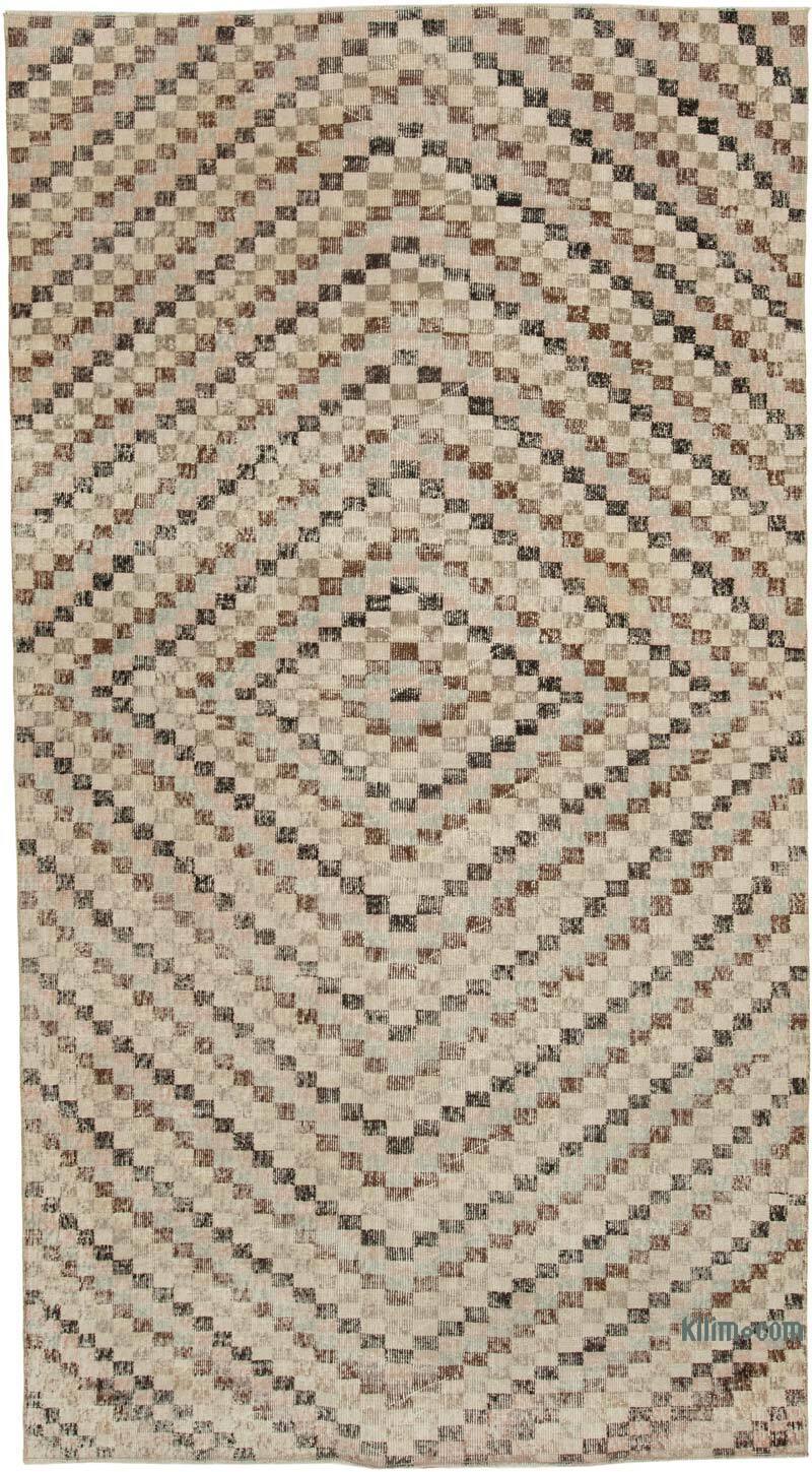 Alfombra Vintage Turca Anudada a Mano - 163 cm x 300 cm - K0038330