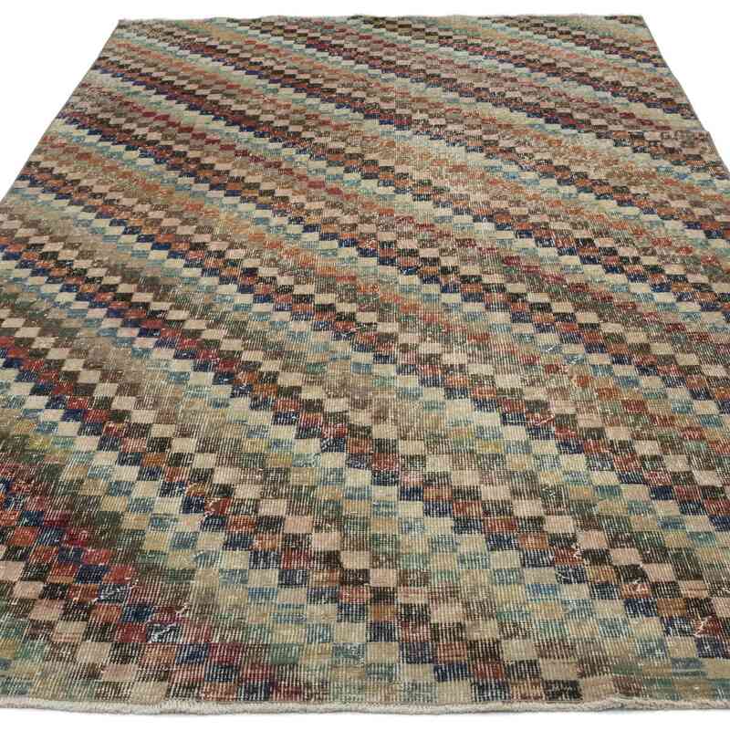 Vintage Turkish Hand-Knotted Rug - 5' 1" x 8' 4" (61 in. x 100 in.) - K0038331