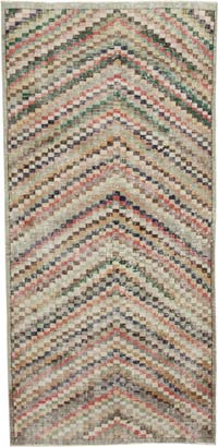 El Dokuma Vintage Halı - 137 cm x 278 cm
