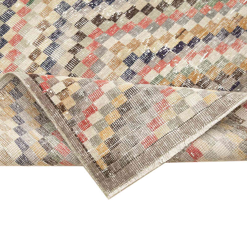 El Dokuma Vintage Halı - 137 cm x 278 cm - K0038333
